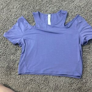 Lululemon Purple Crop Top